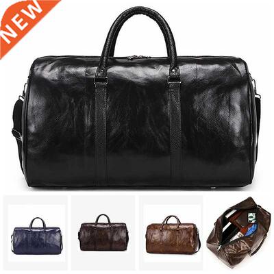 Leather Travel Bag Large Duffle Independent Big Fitness Bags