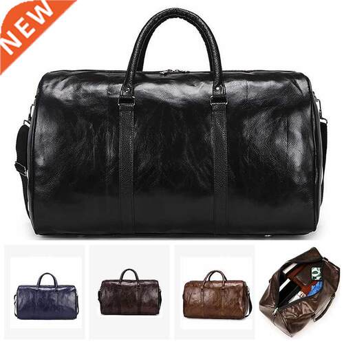 Leather Travel Bag Large Duffle Independent Big Fitness Bags