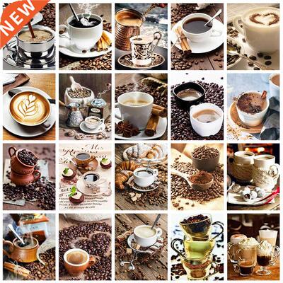 Evershine 5D  Full Square Diamond Painting Coffee Diamond