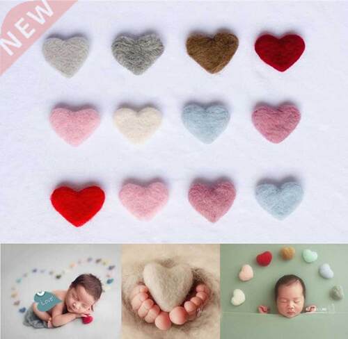 Newborn Photography Props Heart Wool  Photography Props