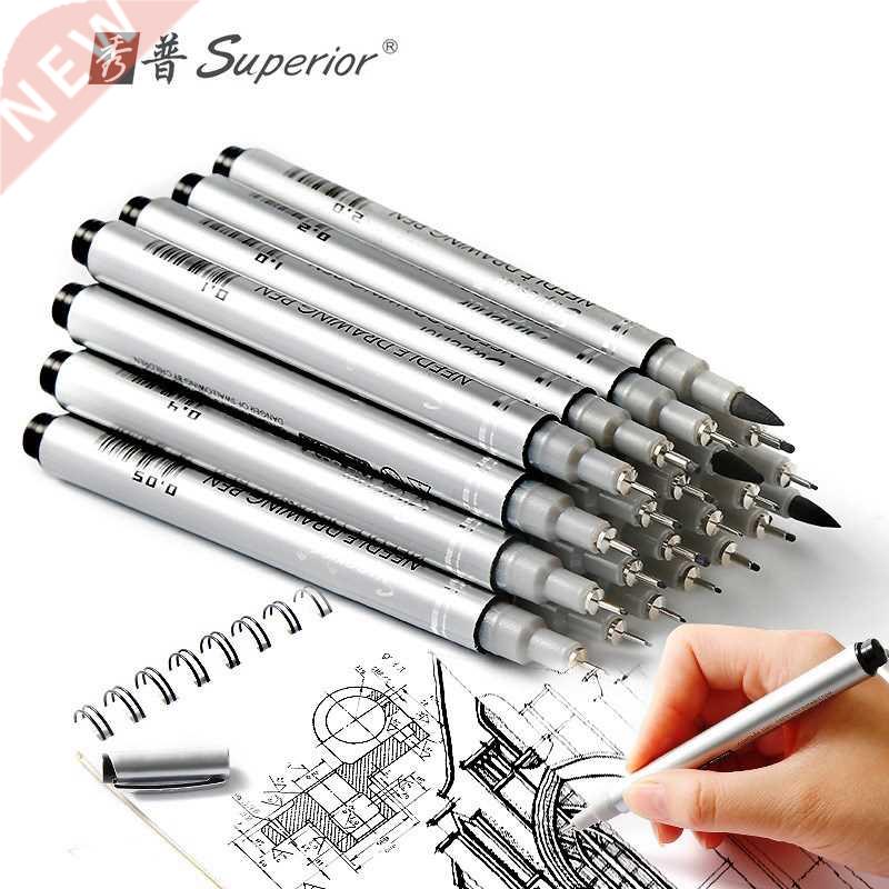 Superior 10 PCS Black Pigma Micron Pen Waterproof Hand Draw