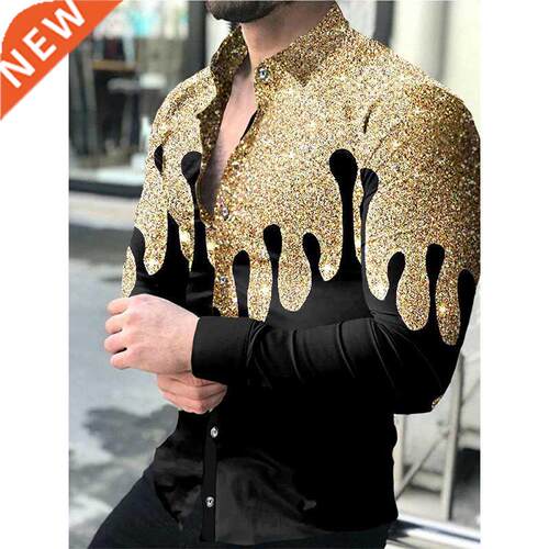 2022 New Fashion Men Shirts Turn-down Clar Buttoned Shirt