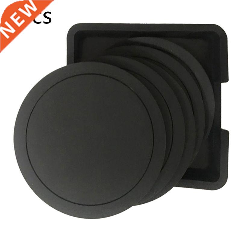 7Pcs Non-slip Silicone Drinking Coaster Set Holder Cup