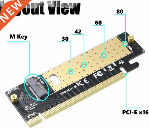 m.2 to pcie x16 adapter Cd pci-e to m .2 convert adapter N