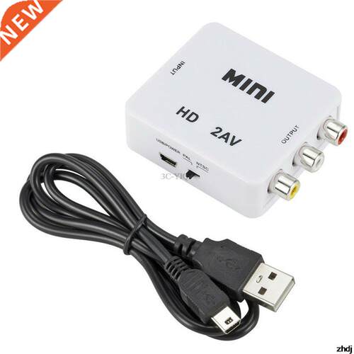 HDMI-compatible Adapter HDMI-compatible To AV 1080P Video Co