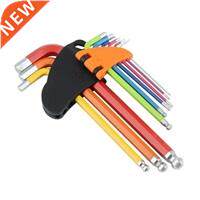Hex Key Wrench Set, 9 Pcs Hex Key Set Tools With Ball End,