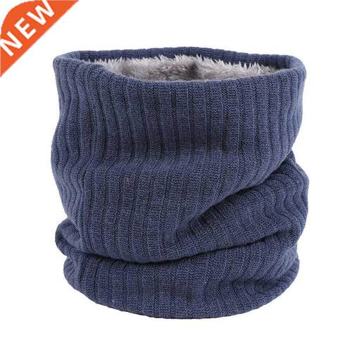 Thick Style Plus Velvet Unisex Neck Scarf Couple Outdoor Kni