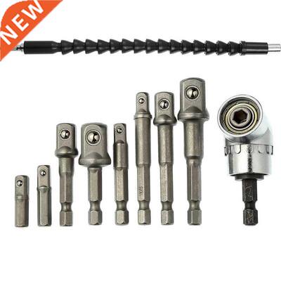 8pcs Socket Adapter Hex Shank Drll Nut Drver Power Extens