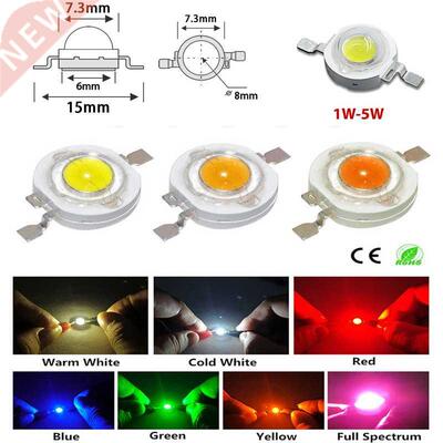 100PCS 1W 3W LED COB Lamp Chip White Red Blue Yellow Pink UV