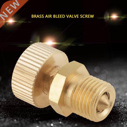 Brass Air Bleed Valve Screw For High Pressure Electric Pump