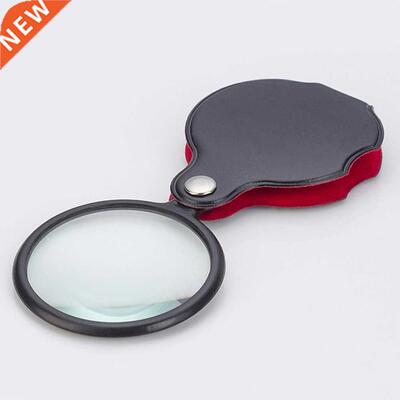 6X Lightweight Mini Pocket Mgnifier with Lether Cse