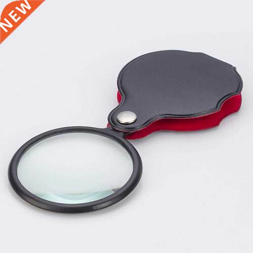 6X Lightweight Mini Pocket Mgnifier with Lether Cse