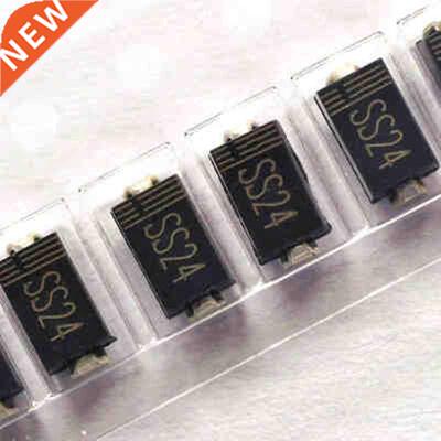 100pcs SS24 SMA SMD DO-214AC Sctky Diode