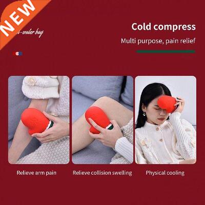 Christmas Hot Water Bottle Silicone Water Injection Hot