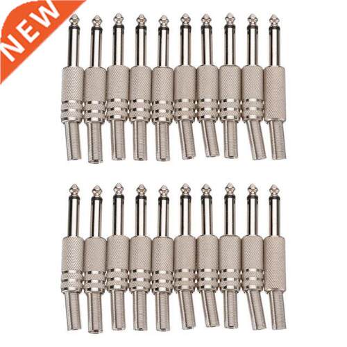 6.35Mm Mono Amplifier Plug 1/4Inch Male Mono Monaural Jack A