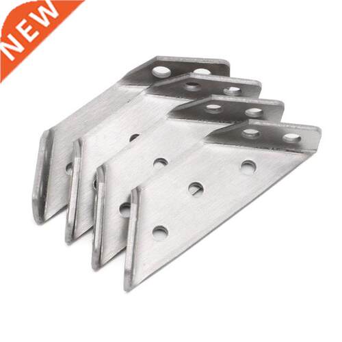 4PCS Small Stainless Steel Support Right Angle Code Fixed Br