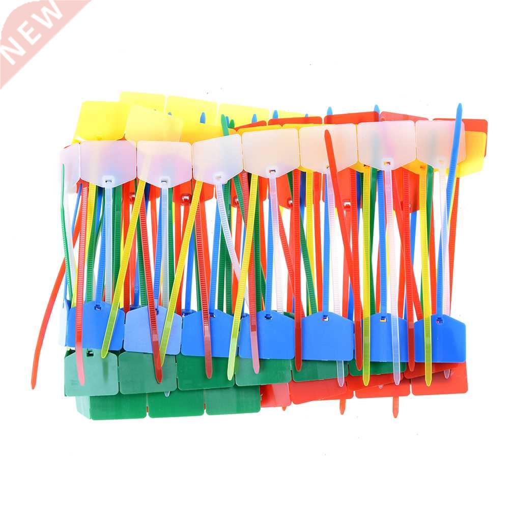 100pcs 12cm Network cable identification Mark Signs ties Nyl