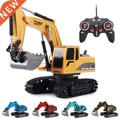 RC Excavator Toy 2.4Ghz 6 Channel 1:24 RC Engineering Car Al