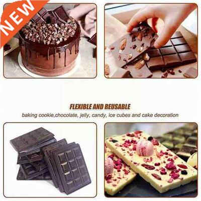 12 grid Waffle Chocolate Silicone Mold Non Stick Silicone