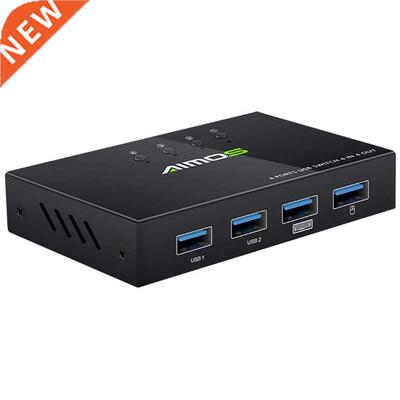 USB 2.0 Printer KVM Share Switcher Splitter Box 适用于4 P