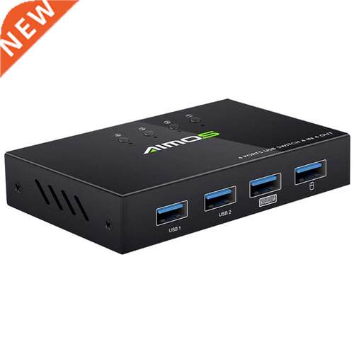 USB 2.0 Printer KVM Share Switcher Splitter Box 适用于4 P