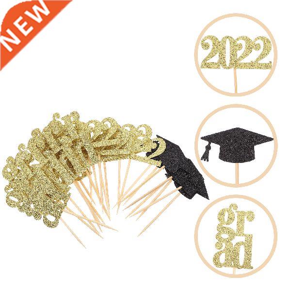 Graduation 2022 Cake Toppers Cupcake Topper Party Decor
