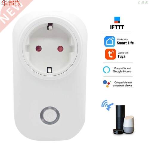 EU WIFI Smart Power Plug Tuya APP Socket Timer Function 适用