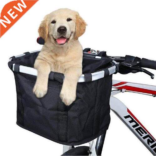 Small Pet Cat Dog Bicycle Basket Simple Assembly Fdable