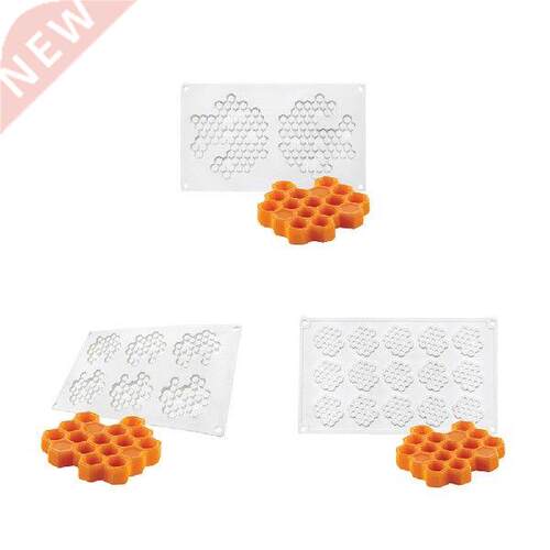 2/6/15 Holes Honey Bee Honeycomb silicone mold bee mold