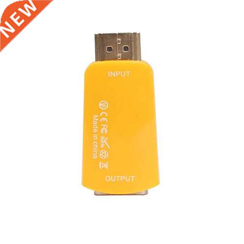 HDMI To VGA Converter Adapter With 3.5mm Audio Port For PC L