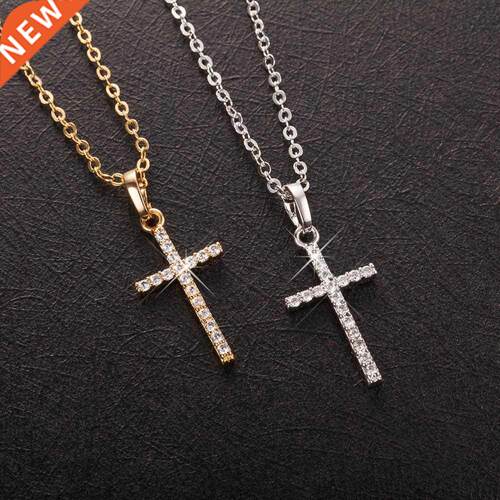 Fashion Female Cross Pendants dropshipping Gold Black Color
