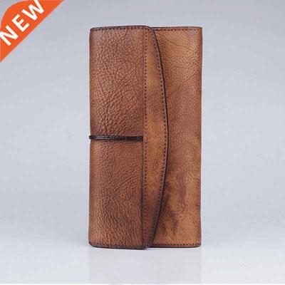 Vintage Women Leather Wallet Short Slim Male Purses Money Cr
