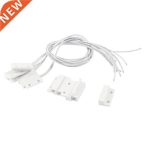 5pcs Adhesived Security Door Window Magnetic Contact Reed Sw
