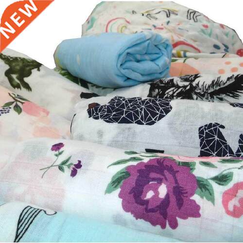 Baby Blanket Swaddle Wrap For Newborn Bamboo Cotton Blankets