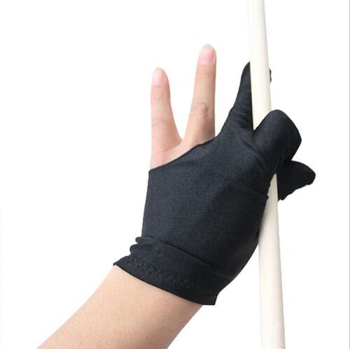 pool gloves Three Fingered safeguard Billiard Gloves Men's a