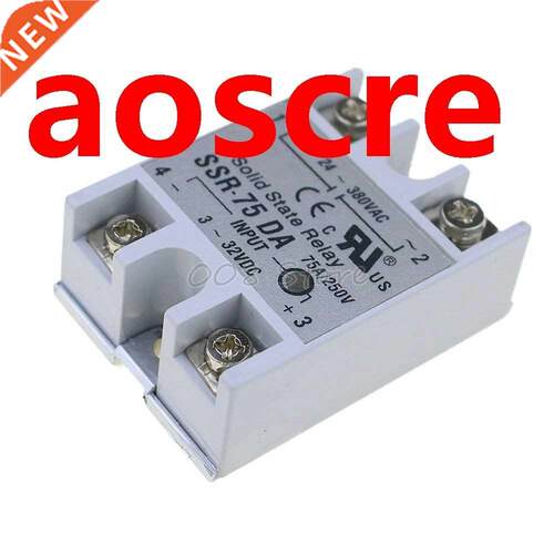 DC to AC Single Phase Solid State Relay SSR-75DA 75A -2V D