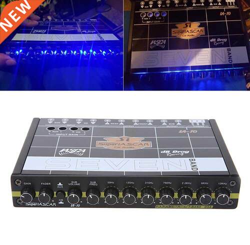 Car Audio 7 Band Equalizer Modified Car EQ Equalizer Class F