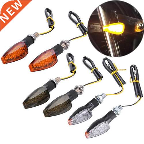 2PCS Universal 12V Flashing Turn Signals Motorcycle LED Ligh