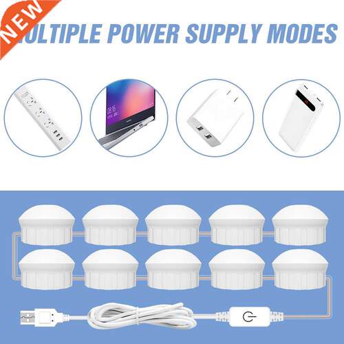 LED Vanity Mirror Light USB Makeup Vanity Light Cosmetic Hol