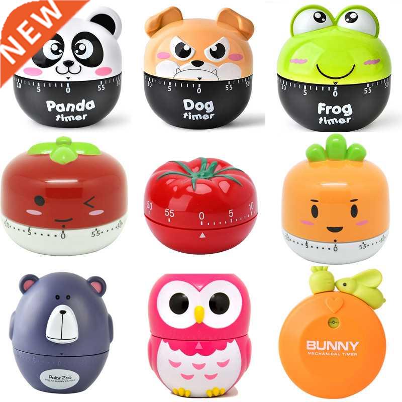 Cartoon Animal Vegetable Shape 60 Minute Timer Easy Operate