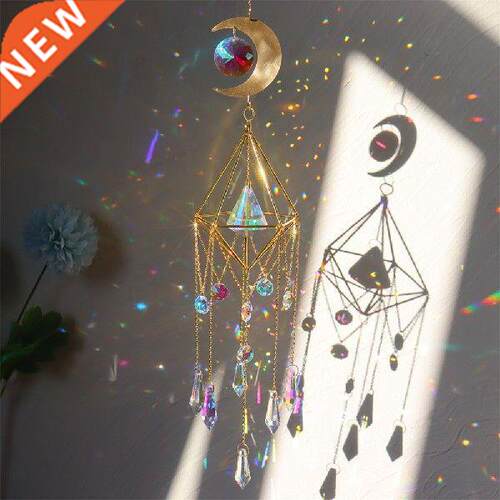 Big Crystal Wind Chime Prism Sun Catcher Hanging Window