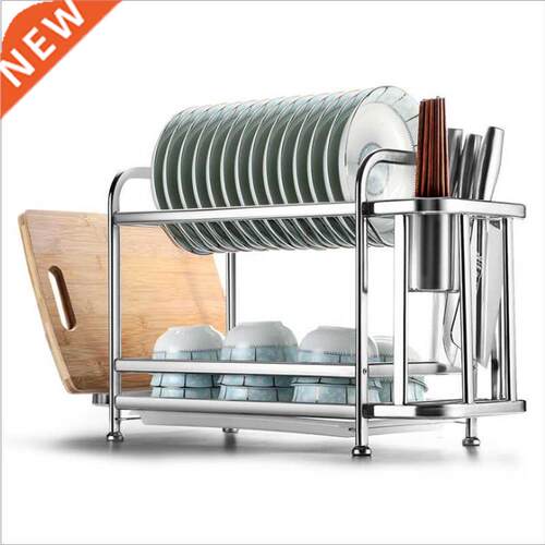 Dish Drainer Holder Thicken Stainless Steel Drying Rack