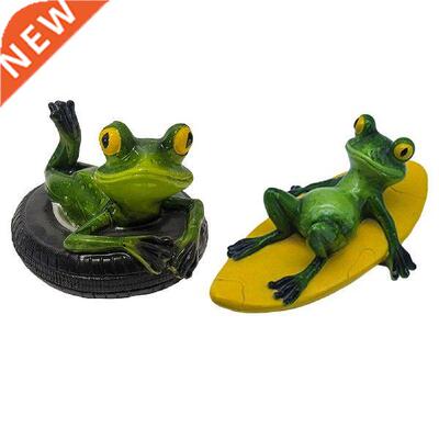 Floating Frog Decoration Figurines Resin Crafts Decorative