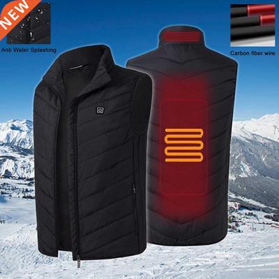 Safely USB Electric Heated Vest For Man Women WInter Vest Th