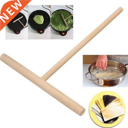 Chinese Style Wooden Crepe Maker Home Kitchen Tool