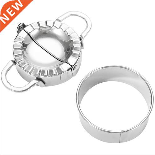 2PCS Stainless Steel Dumpling Maker Manual Ravioli Mold Dura