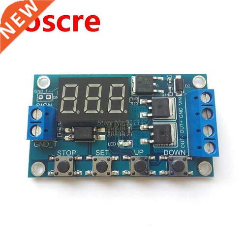 DC 5V--6V Trigger Cycle Timing Delay Switch Circuit MOS Tub