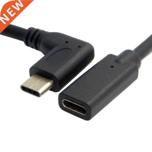 90 Degree Right Angle USB 3.1 Type C Male To Female Extensi