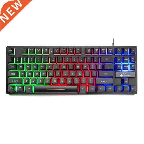 Gamng Keyboard 87 Keys Keyboard for PC / Laptop Gamer Wred