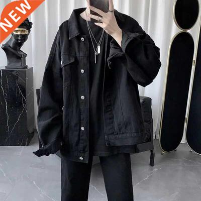 GODLIKEU Spring Autumn Long Sleeve Black Oversized Harajuku
